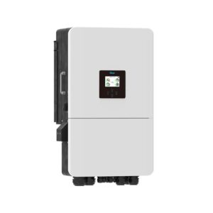 Front view of Deye 20kW Hybrid Inverter showing display and control panel