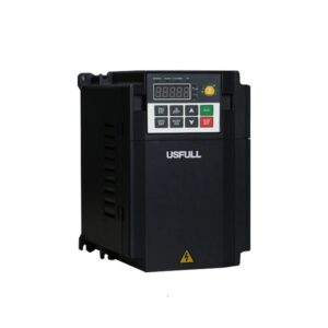 front of 2.2kW USFULL solar pump inverter showing buttons and screen